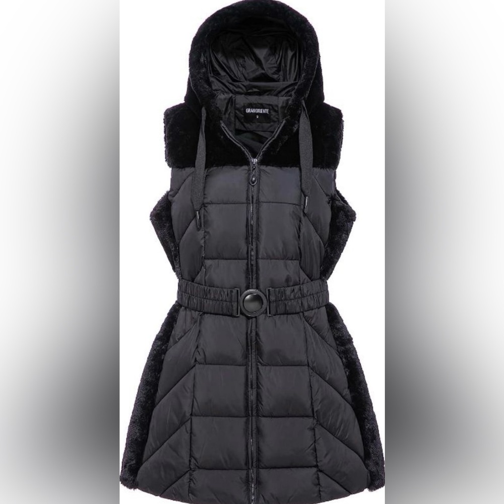 GRAN ORIENTE Outerwear Vests For Women Lightweight Jackets, Small